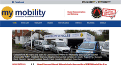 Desktop Screenshot of mymobilityvehicles.com